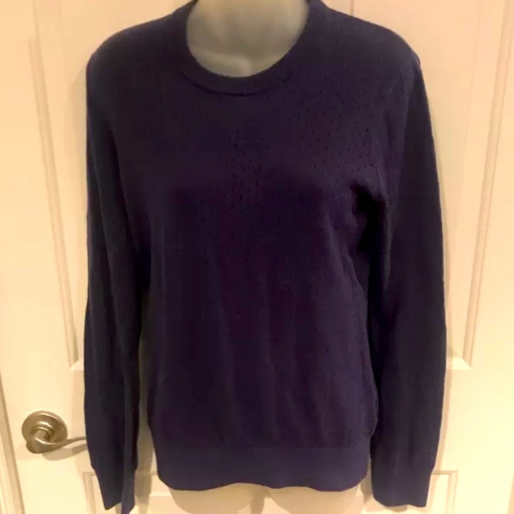 Adidas Women’s Medium Cotton Purple Pullover Sweater CL2